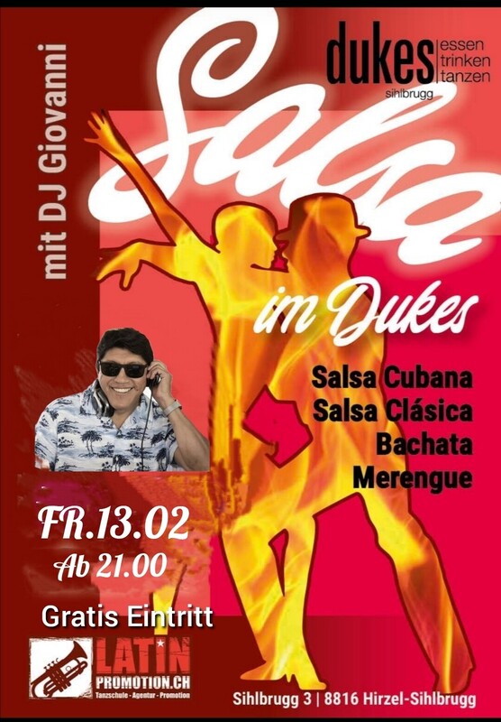 Salsa im DUKES Dj Giovanni free Eintritt 